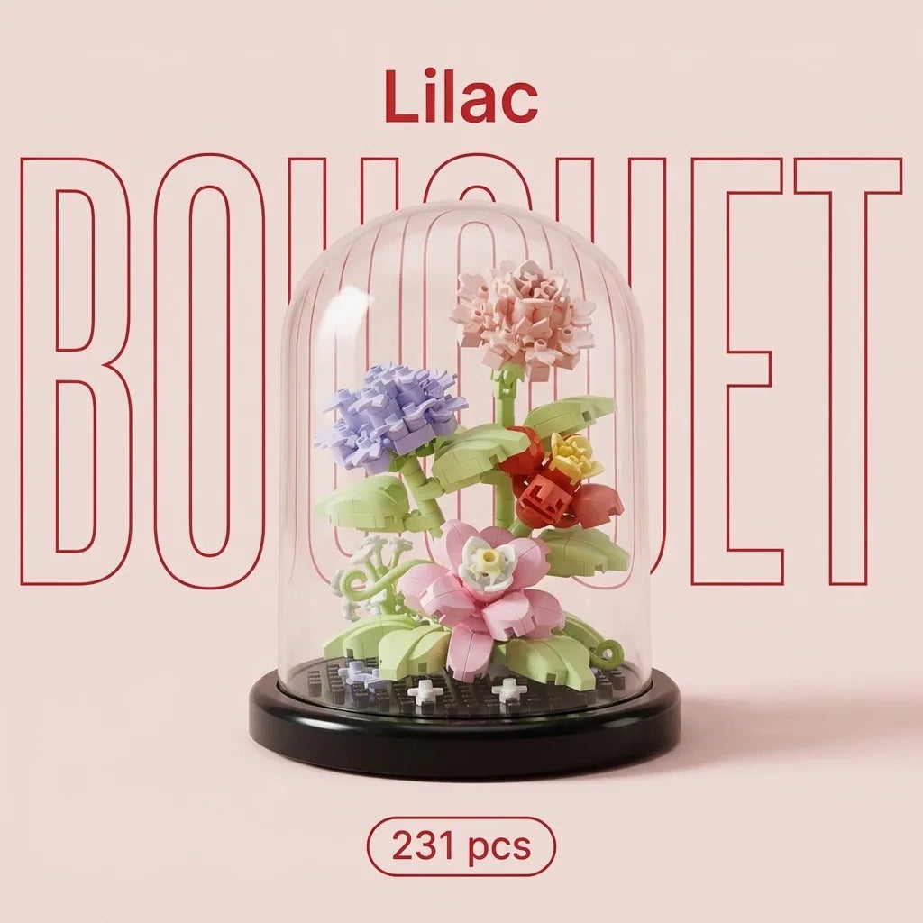 Blokk™ Bloom Dome – Build-It-Yourself Flowers That Never Wilt