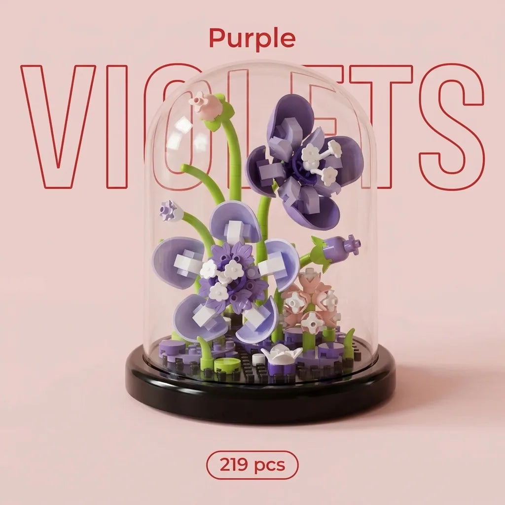 Blokk™ Bloom Dome – Build-It-Yourself Flowers That Never Wilt